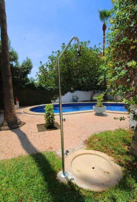 Chalet En Aguadulce Con Piscina Privada Bagian luar foto